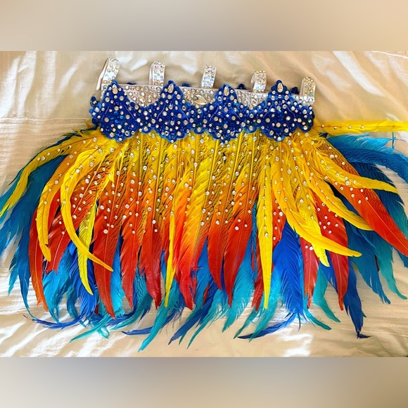 WBFF FMG Phoneix Themewear Costume Couture Bikini - Picture 7 of 14